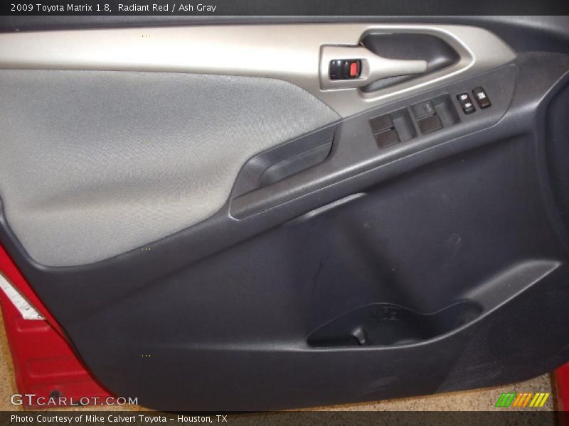 Radiant Red / Ash Gray 2009 Toyota Matrix 1.8