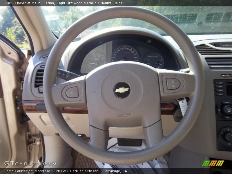 Light Driftwood Metallic / Neutral Beige 2005 Chevrolet Malibu Sedan