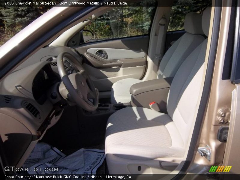 Light Driftwood Metallic / Neutral Beige 2005 Chevrolet Malibu Sedan