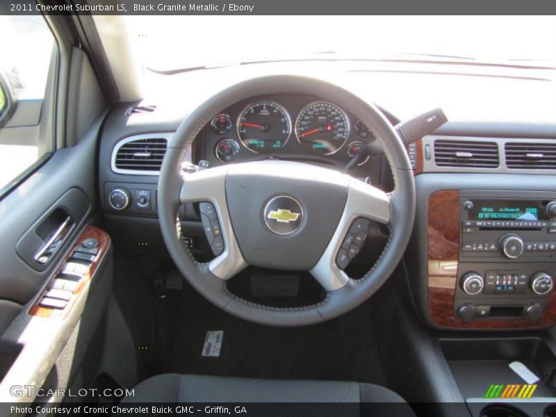 Black Granite Metallic / Ebony 2011 Chevrolet Suburban LS