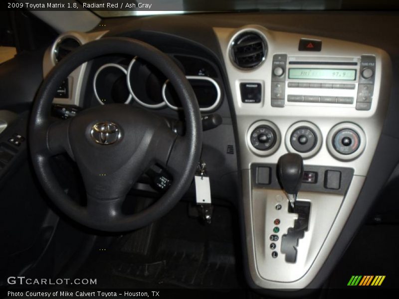 Radiant Red / Ash Gray 2009 Toyota Matrix 1.8