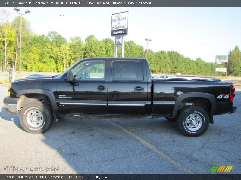 Black / Dark Charcoal 2007 Chevrolet Silverado 2500HD Classic LT Crew Cab 4x4