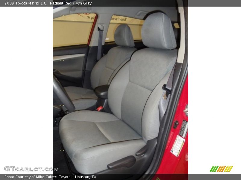Radiant Red / Ash Gray 2009 Toyota Matrix 1.8