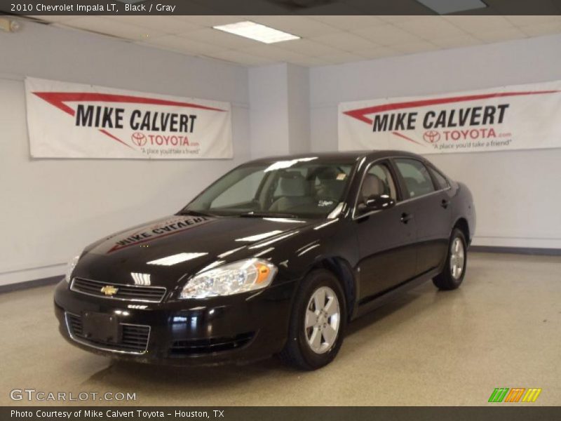 Black / Gray 2010 Chevrolet Impala LT