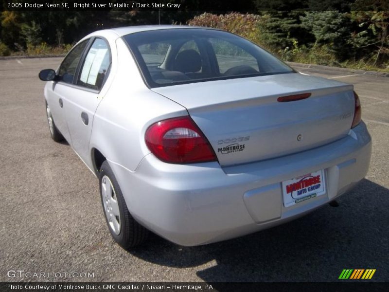 Bright Silver Metallic / Dark Slate Gray 2005 Dodge Neon SE