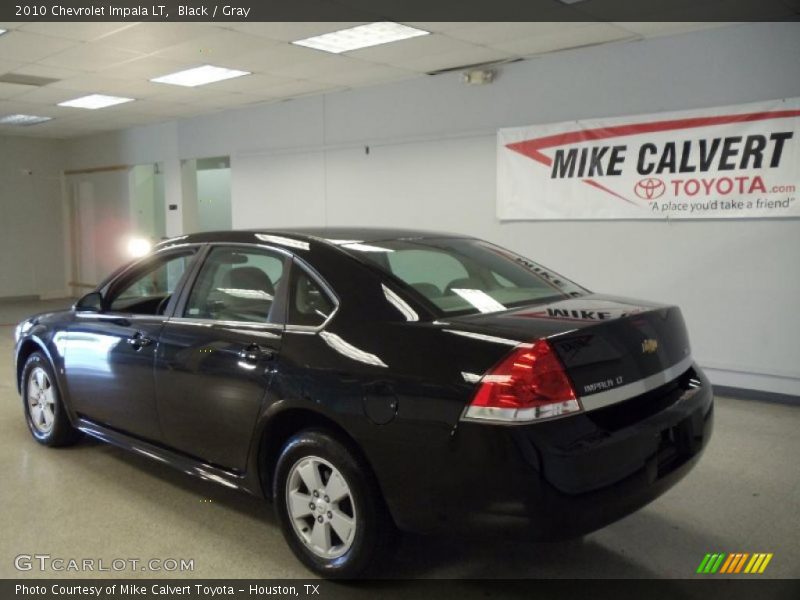 Black / Gray 2010 Chevrolet Impala LT