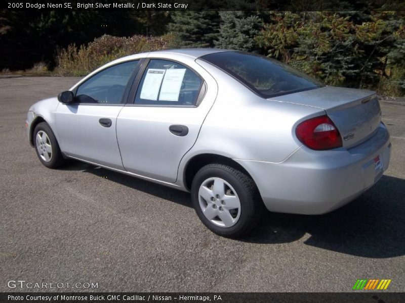 Bright Silver Metallic / Dark Slate Gray 2005 Dodge Neon SE