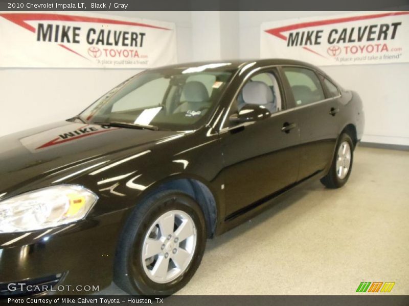 Black / Gray 2010 Chevrolet Impala LT