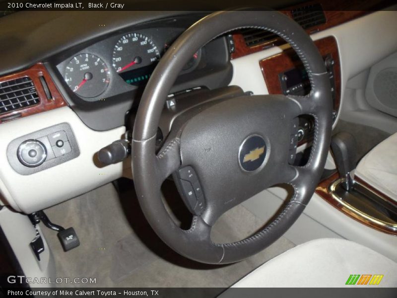 Black / Gray 2010 Chevrolet Impala LT