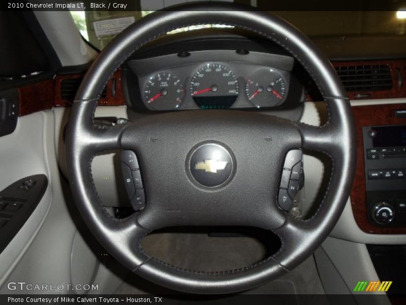 Black / Gray 2010 Chevrolet Impala LT