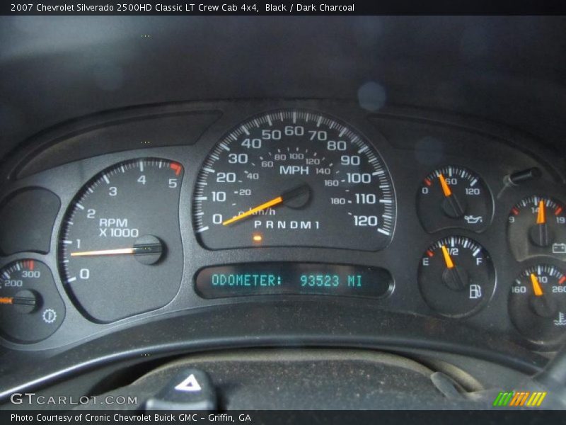 Black / Dark Charcoal 2007 Chevrolet Silverado 2500HD Classic LT Crew Cab 4x4