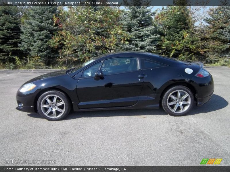Kalapana Black / Dark Charcoal 2008 Mitsubishi Eclipse GT Coupe