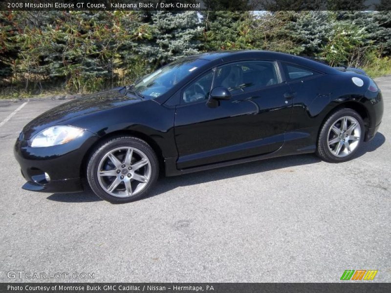 Kalapana Black / Dark Charcoal 2008 Mitsubishi Eclipse GT Coupe