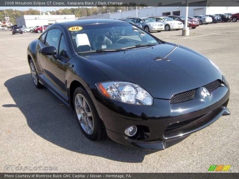 Kalapana Black / Dark Charcoal 2008 Mitsubishi Eclipse GT Coupe