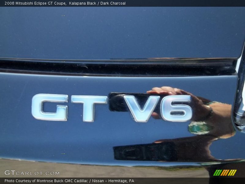 Kalapana Black / Dark Charcoal 2008 Mitsubishi Eclipse GT Coupe