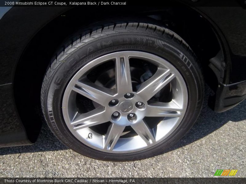 Kalapana Black / Dark Charcoal 2008 Mitsubishi Eclipse GT Coupe