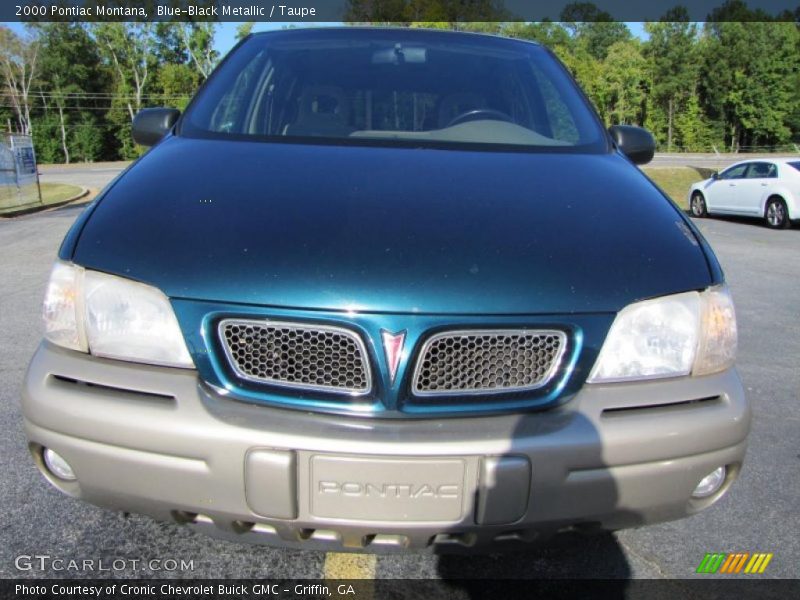 Blue-Black Metallic / Taupe 2000 Pontiac Montana