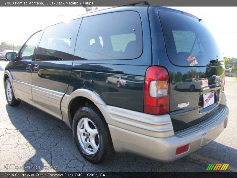 Blue-Black Metallic / Taupe 2000 Pontiac Montana