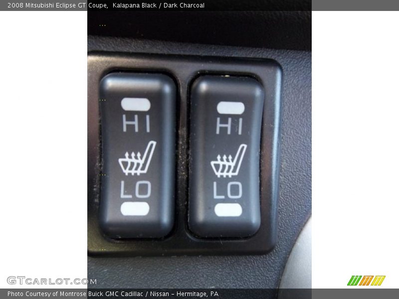 Kalapana Black / Dark Charcoal 2008 Mitsubishi Eclipse GT Coupe