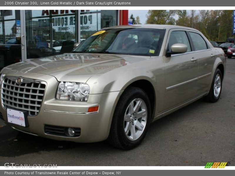 Linen Gold Metallic / Dark Slate Gray/Light Graystone 2006 Chrysler 300