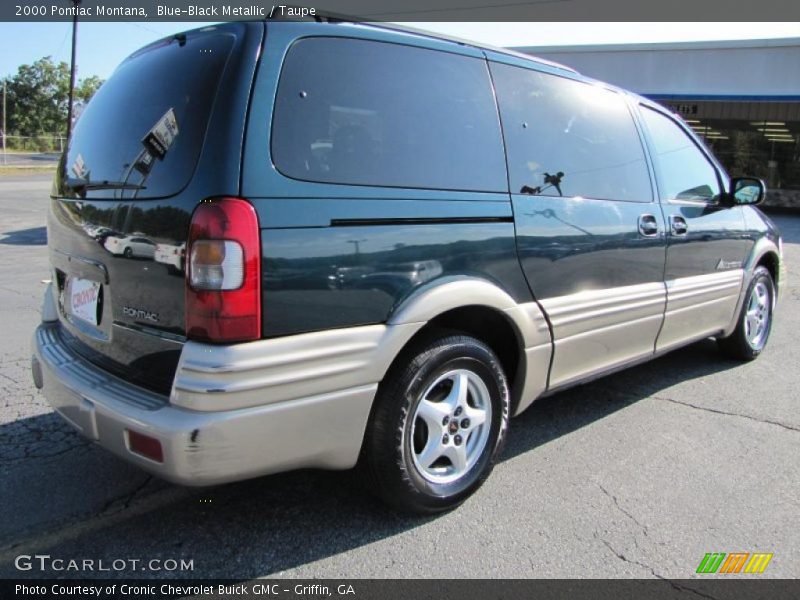 Blue-Black Metallic / Taupe 2000 Pontiac Montana
