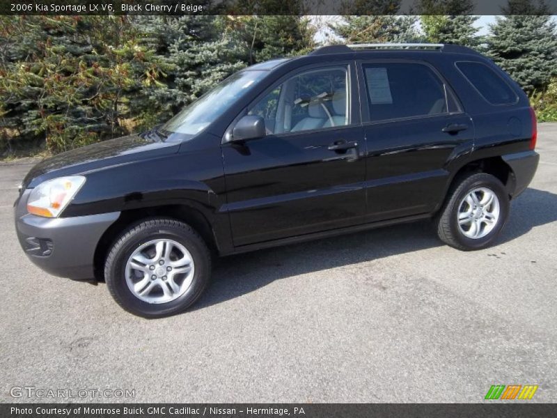 Black Cherry / Beige 2006 Kia Sportage LX V6