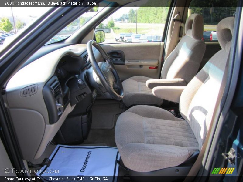 Blue-Black Metallic / Taupe 2000 Pontiac Montana