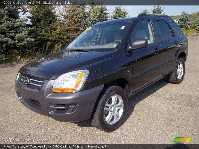 Black Cherry / Beige 2006 Kia Sportage LX V6