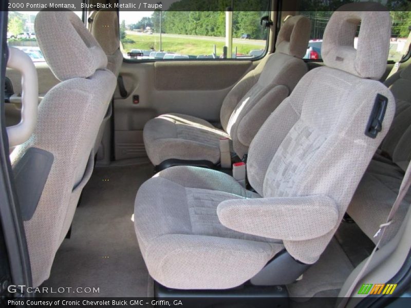 Blue-Black Metallic / Taupe 2000 Pontiac Montana