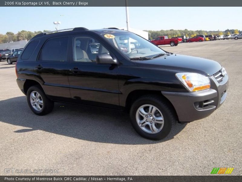 Black Cherry / Beige 2006 Kia Sportage LX V6