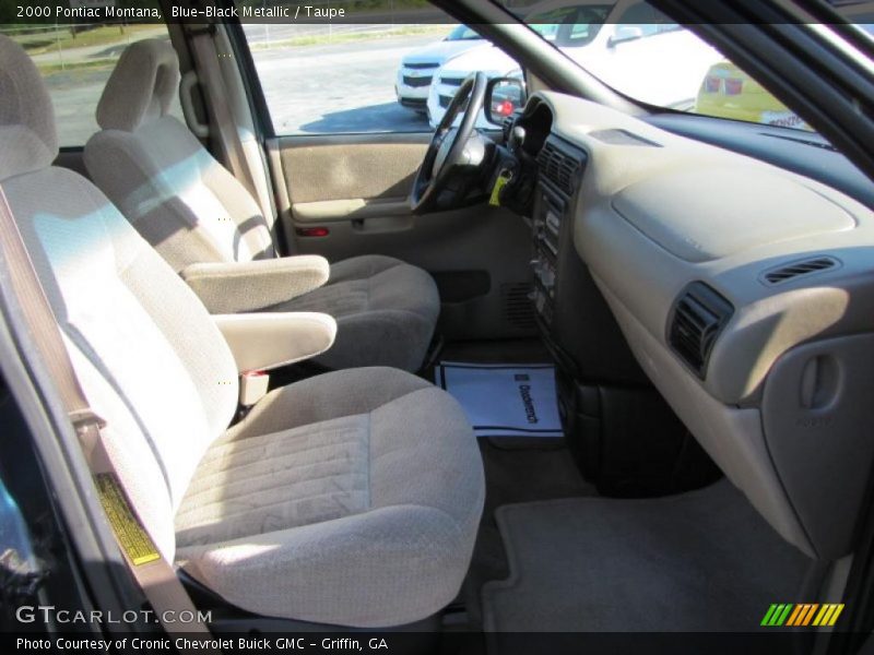 Blue-Black Metallic / Taupe 2000 Pontiac Montana