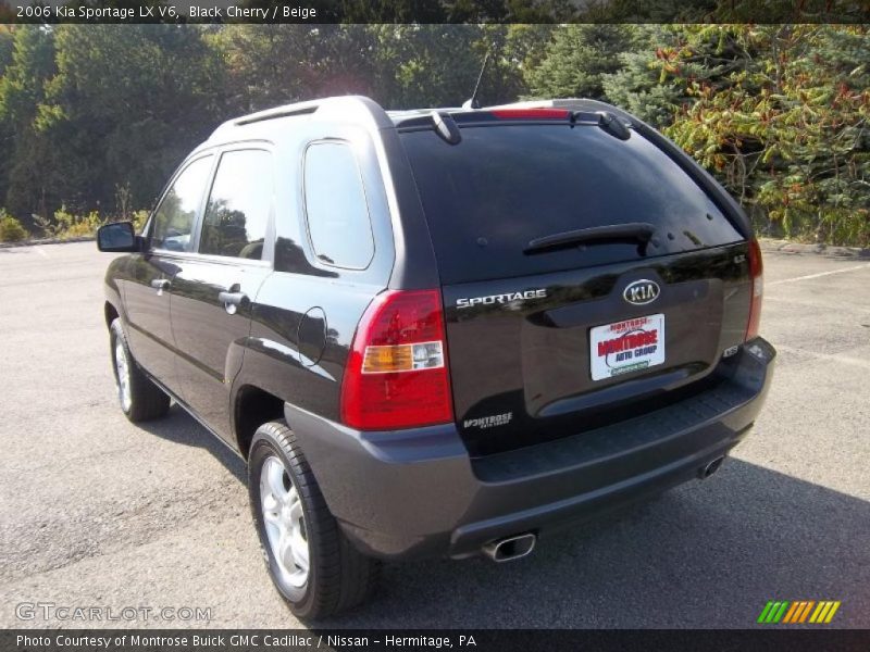 Black Cherry / Beige 2006 Kia Sportage LX V6