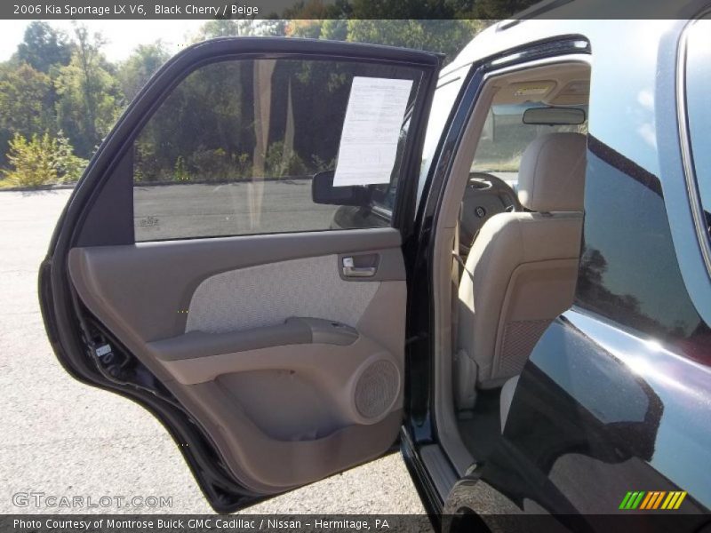 Black Cherry / Beige 2006 Kia Sportage LX V6