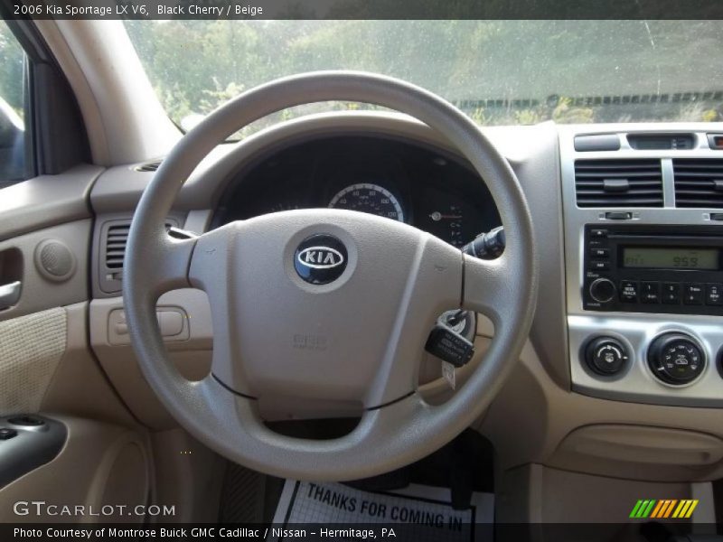 Black Cherry / Beige 2006 Kia Sportage LX V6