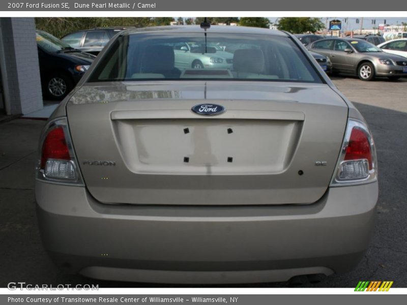 Dune Pearl Metallic / Camel 2007 Ford Fusion SE