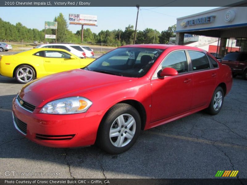 Victory Red / Ebony 2010 Chevrolet Impala LS
