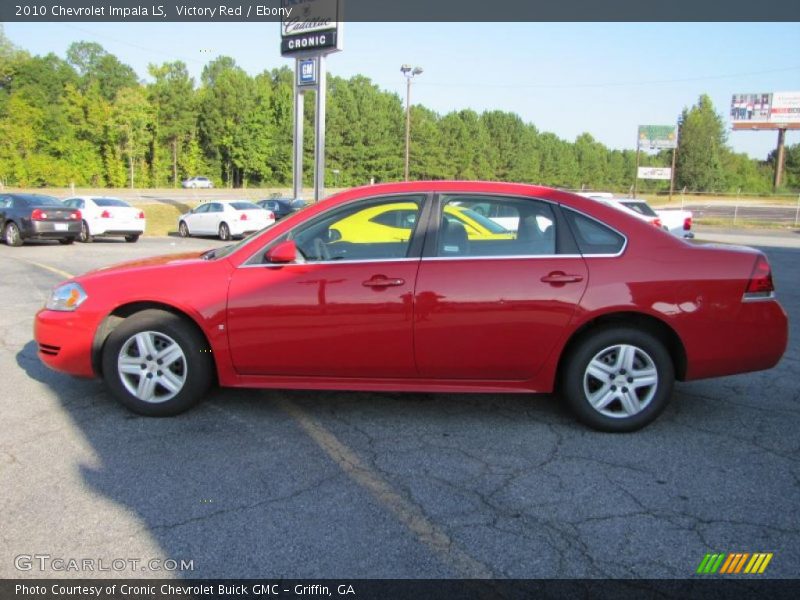 Victory Red / Ebony 2010 Chevrolet Impala LS