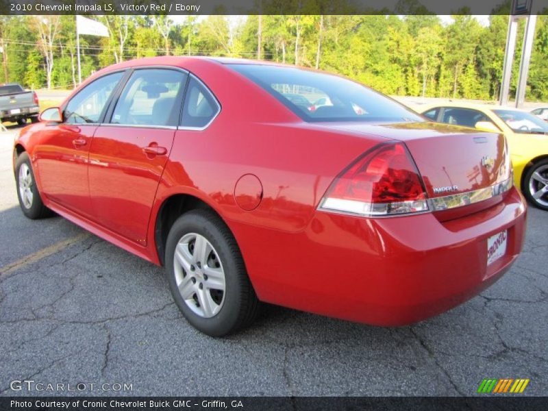 Victory Red / Ebony 2010 Chevrolet Impala LS