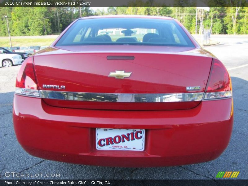 Victory Red / Ebony 2010 Chevrolet Impala LS