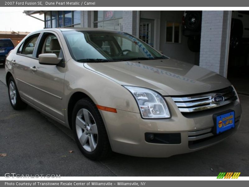 Dune Pearl Metallic / Camel 2007 Ford Fusion SE