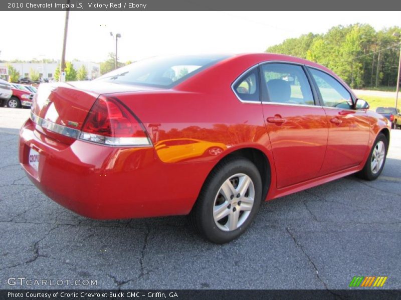 Victory Red / Ebony 2010 Chevrolet Impala LS