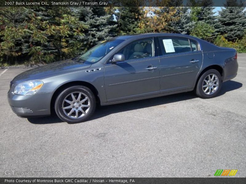 Sharkskin Gray / Titanium Gray 2007 Buick Lucerne CXL