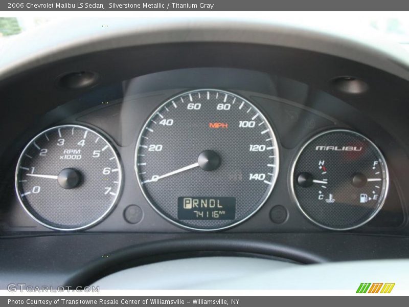 Silverstone Metallic / Titanium Gray 2006 Chevrolet Malibu LS Sedan
