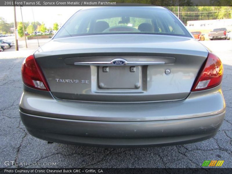 Spruce Green Metallic / Medium Parchment 2001 Ford Taurus SE