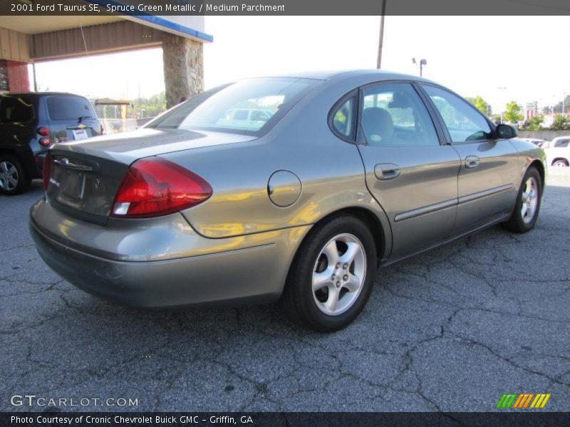Spruce Green Metallic / Medium Parchment 2001 Ford Taurus SE