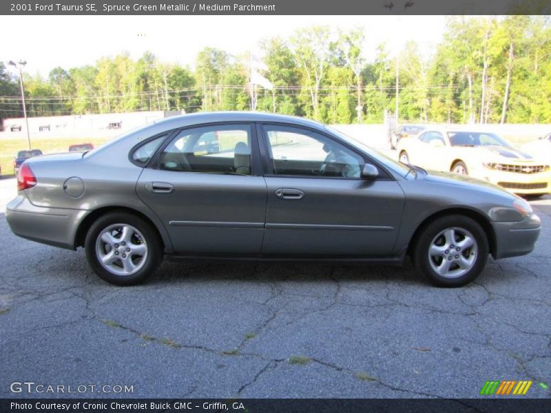 Spruce Green Metallic / Medium Parchment 2001 Ford Taurus SE