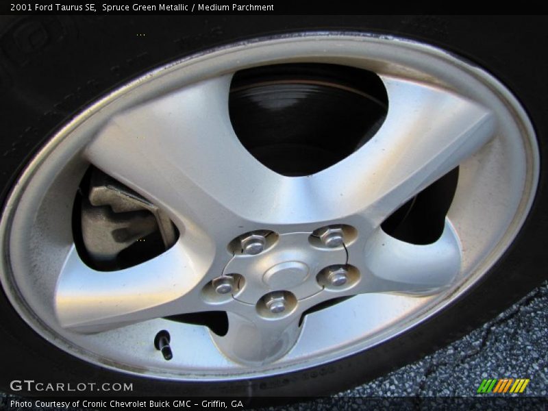 Spruce Green Metallic / Medium Parchment 2001 Ford Taurus SE