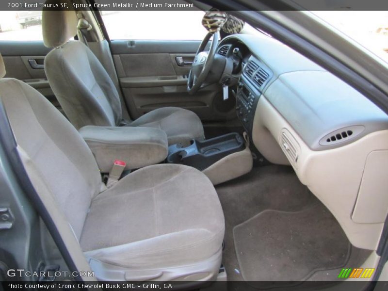 Spruce Green Metallic / Medium Parchment 2001 Ford Taurus SE