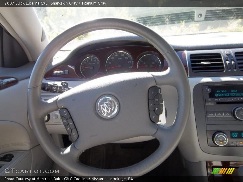 Sharkskin Gray / Titanium Gray 2007 Buick Lucerne CXL
