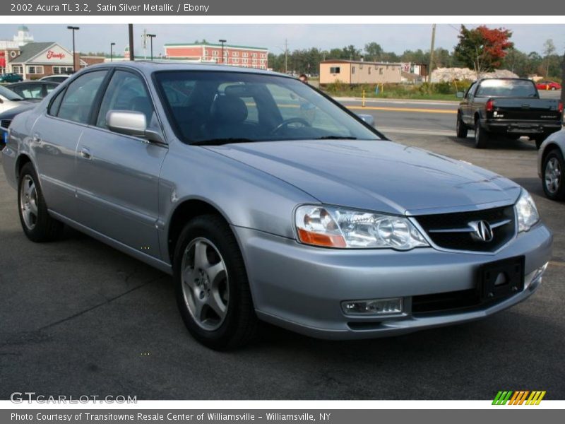 Satin Silver Metallic / Ebony 2002 Acura TL 3.2